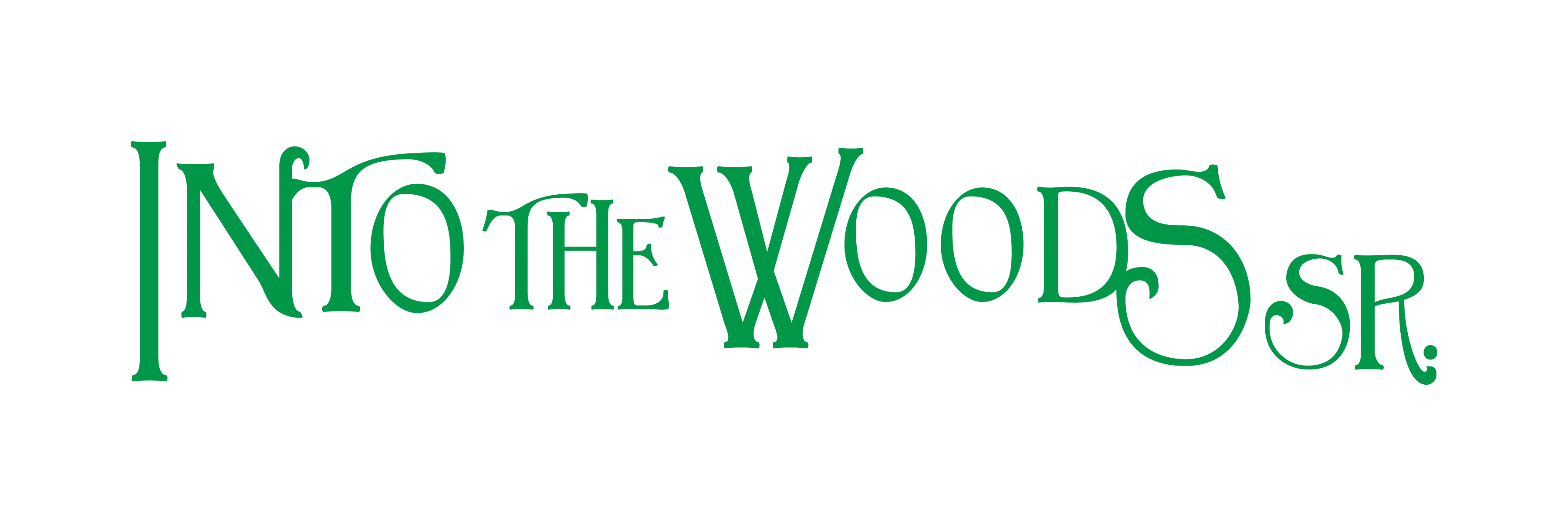 Into The Woods SR. show logo