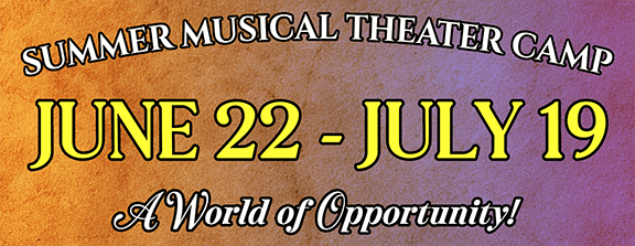 Summer Musical Theater Camp - June 22 - July 19, 2026