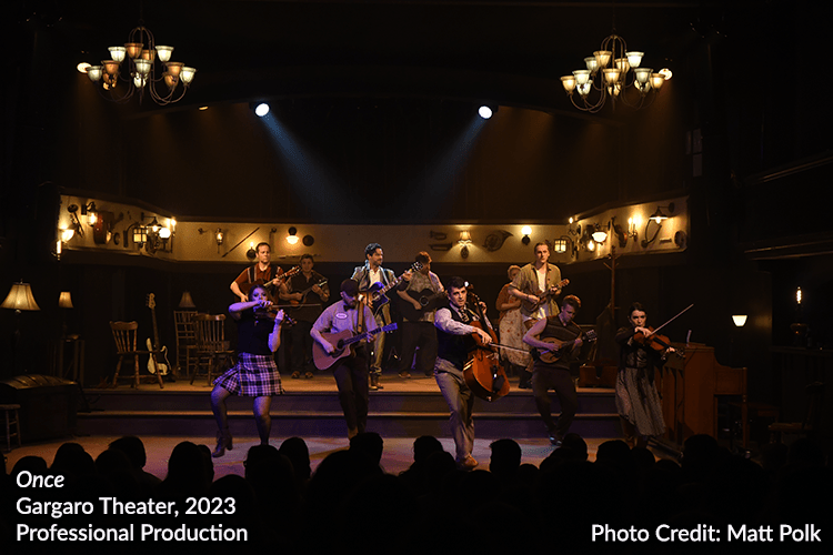 Once at the Gargaro Theater, Professional Production, 2023. Photo Credit: Matt Polk