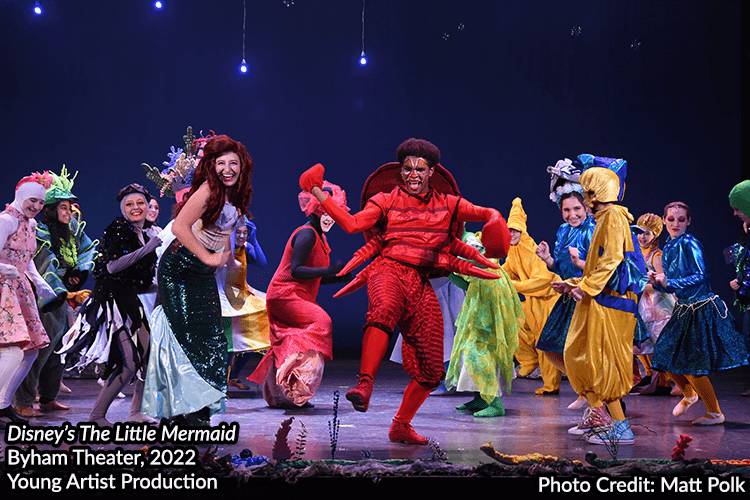 Disney's The Little Mermaid at the Byham Theater, Young Artist Production, 2022. Photo Credit: Matt Polk