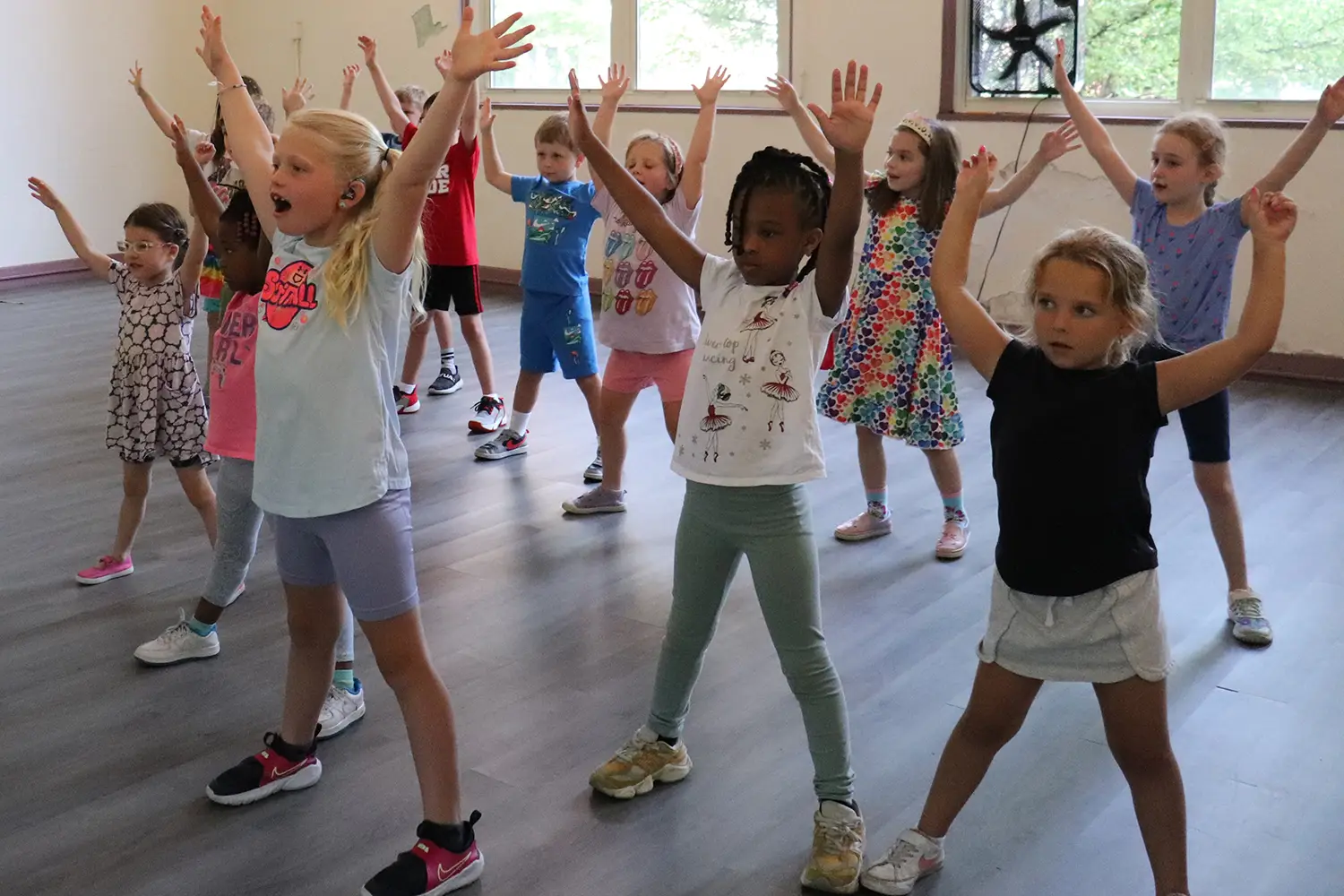 Young students participating in PMT Conservatory programming