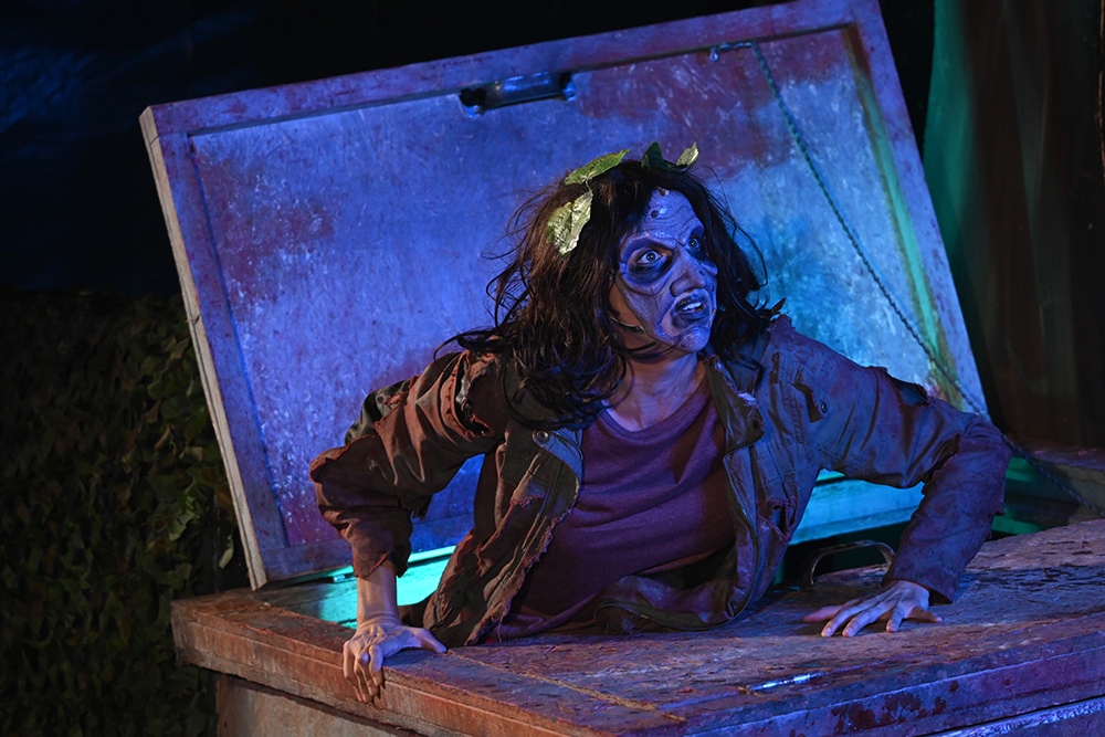 Evil Dead The Musical at the West End Canopy